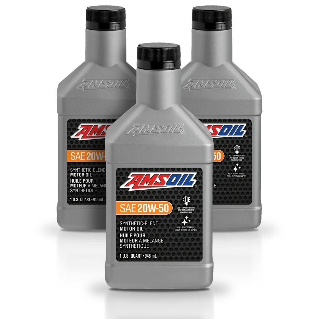 Kit 3 Litros Aceite motor Semisintetico 5W30 946 ML AMSOIL