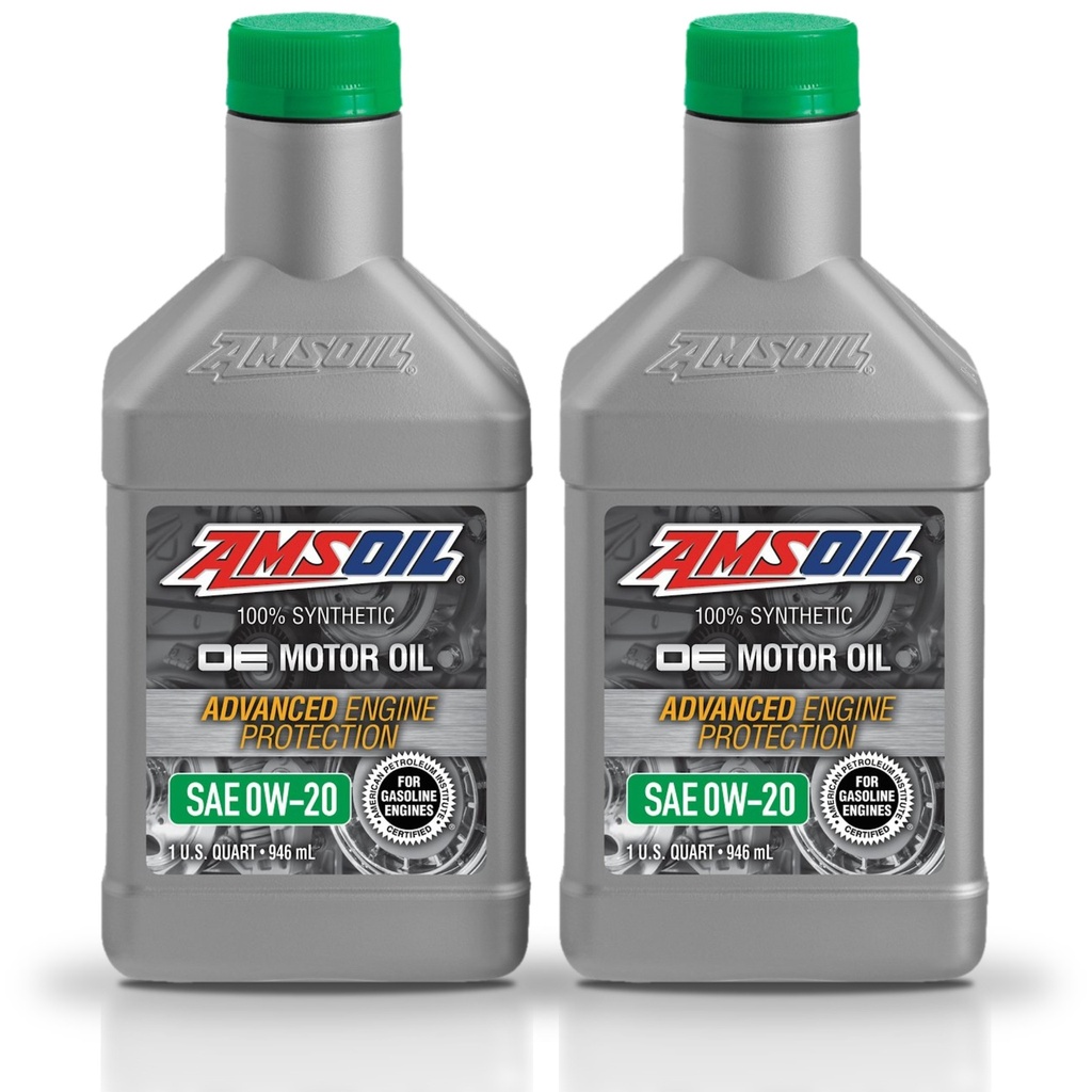 Kit 2 Litros ACEITE SINTETICO OE 0W20 AMSOIL .946 ML AMSOIL