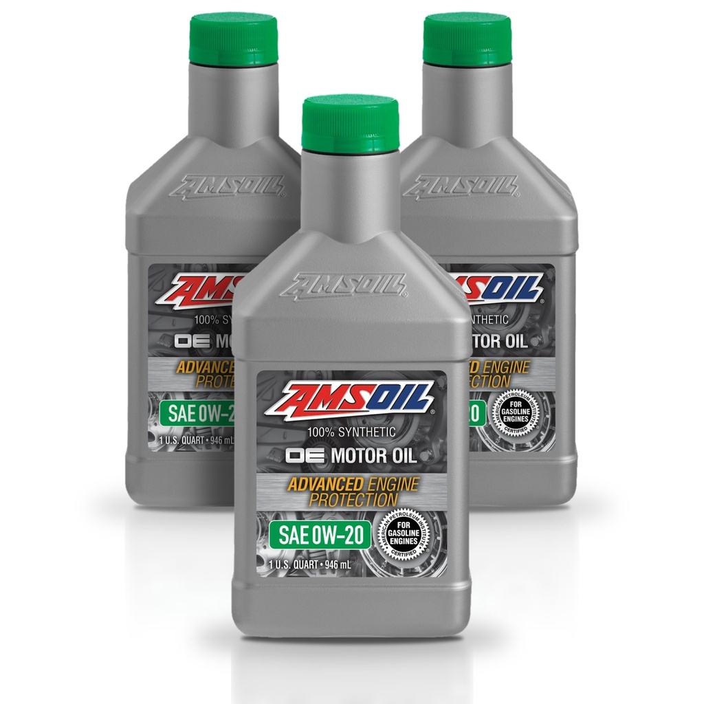Kit 3 Litros ACEITE SINTETICO OE 0W20 AMSOIL .946 ML AMSOIL