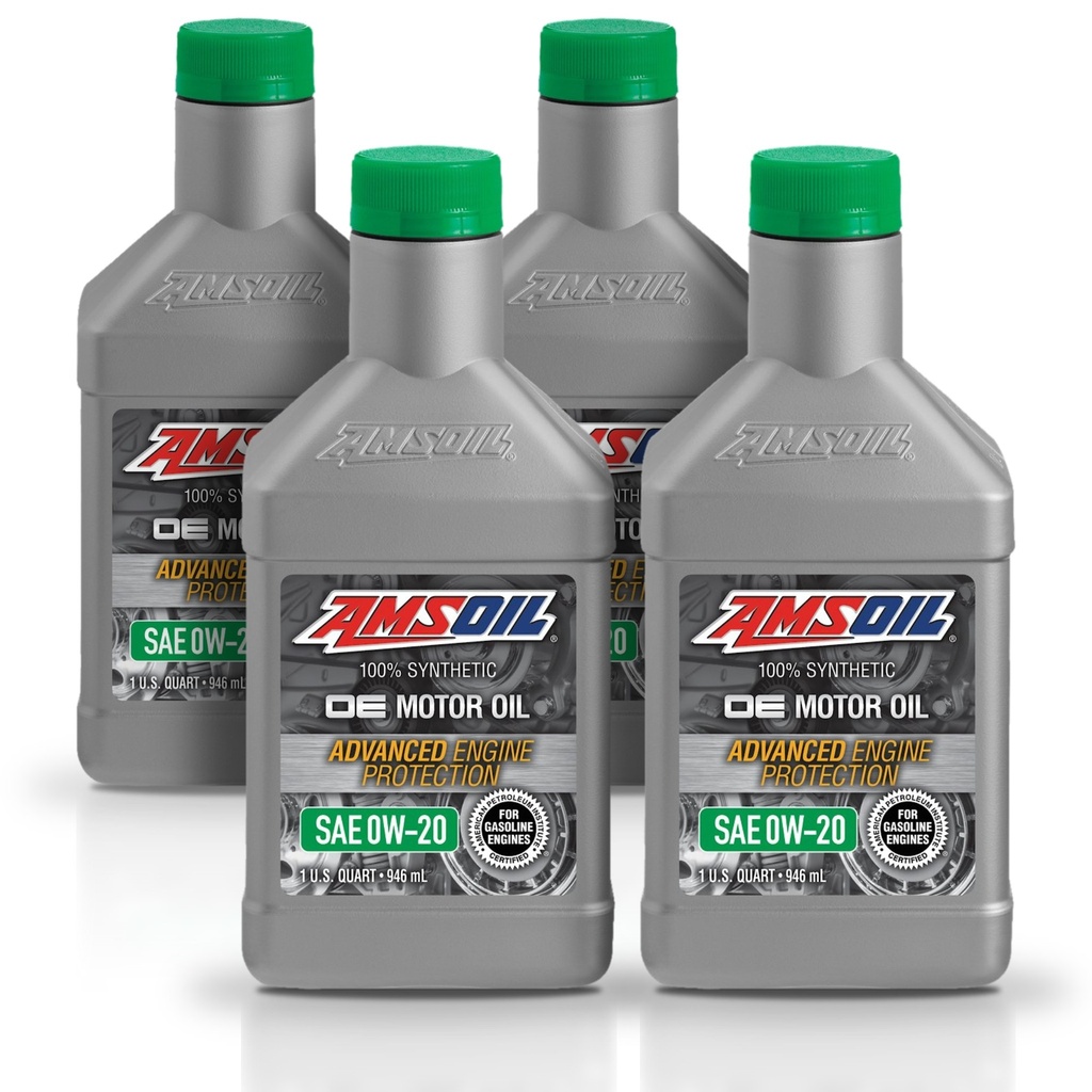 Kit 4 Litros ACEITE SINTETICO OE 0W20 AMSOIL .946 ML AMSOIL