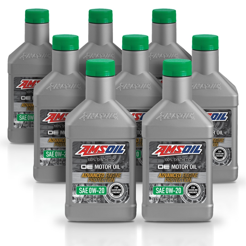 Kit 8 Litros ACEITE SINTETICO OE 0W20 AMSOIL .946 ML AMSOIL