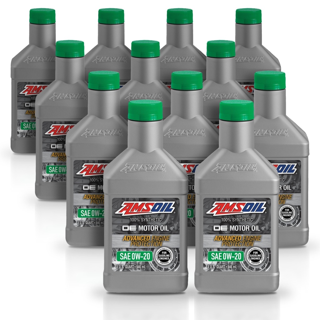 Kit 12 Litros ACEITE SINTETICO OE 0W20 AMSOIL .946 ML AMSOIL