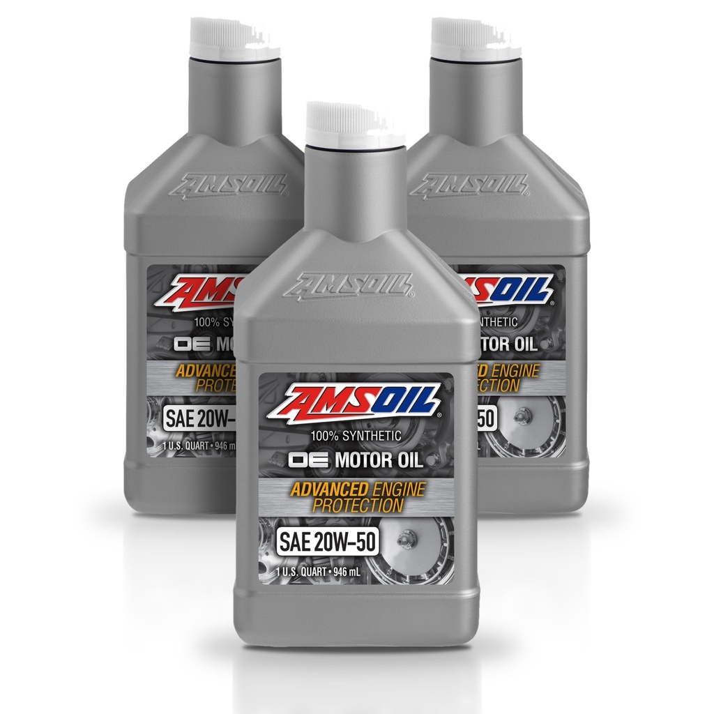 Kit 3 Litros ACEITE SINTETICO OE 20W50 AMSOIL LITRO AMSOIL
