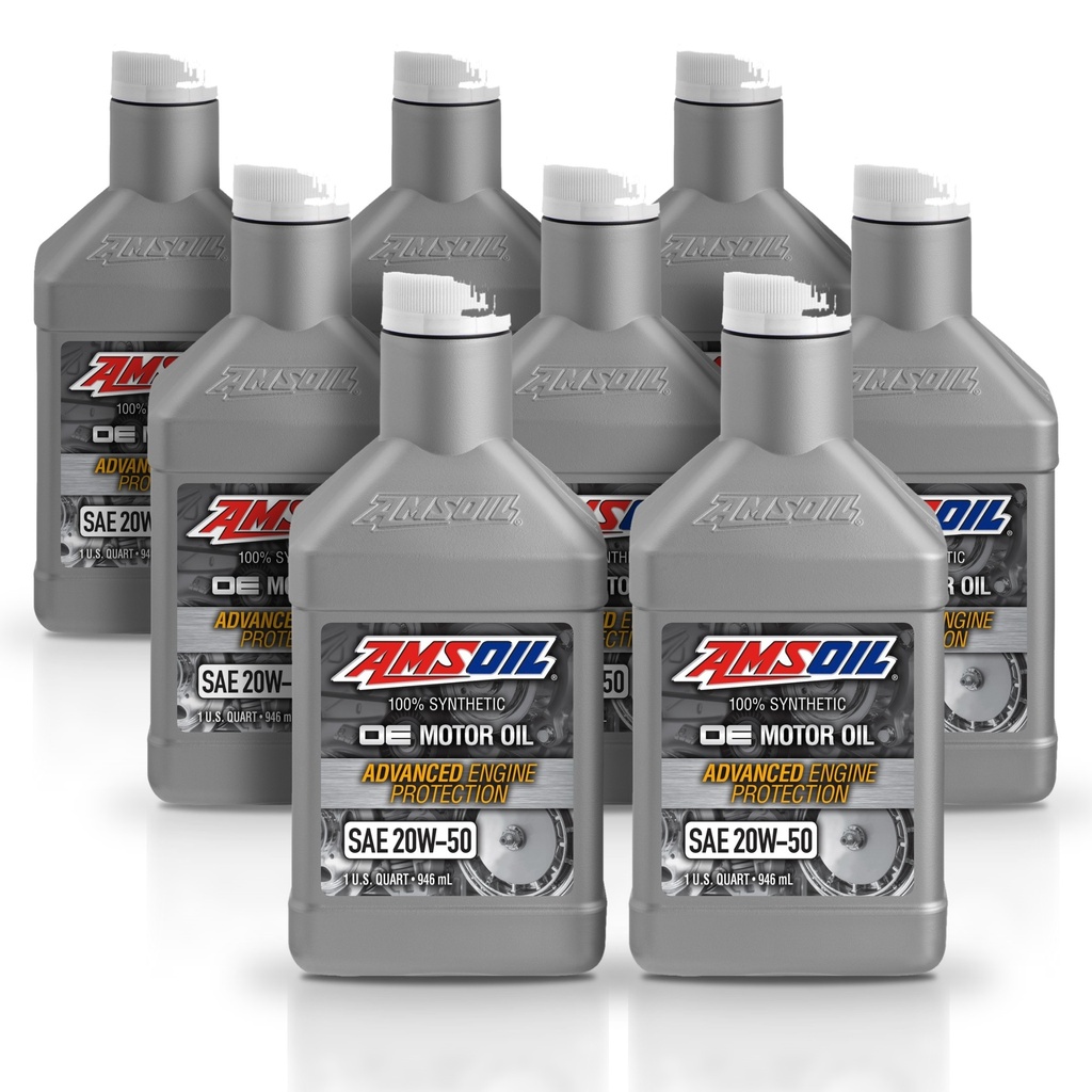 Kit 8 Litros ACEITE SINTETICO OE 20W50 AMSOIL LITRO AMSOIL
