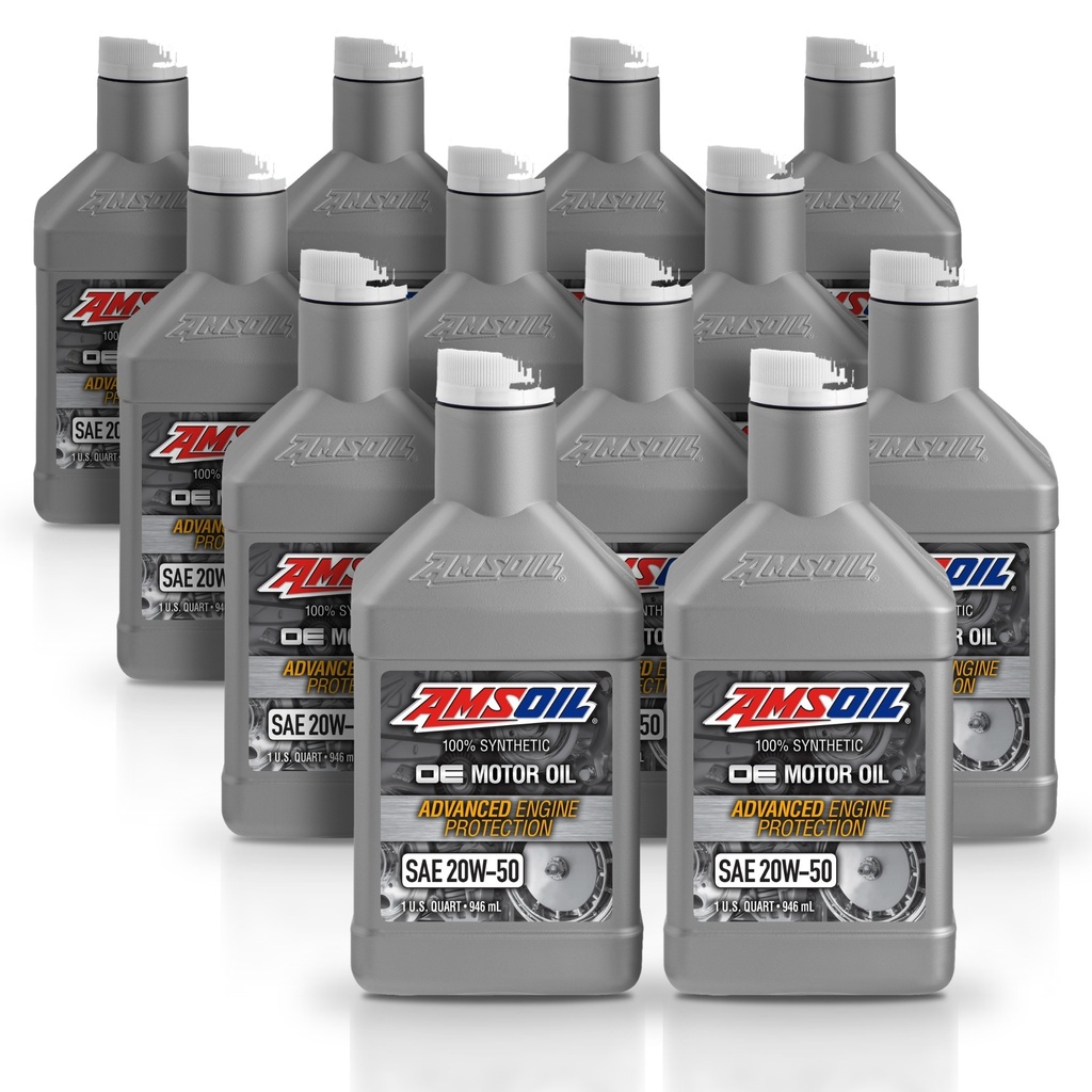 Kit 12 Litros ACEITE SINTETICO OE 20W50 AMSOIL LITRO AMSOIL