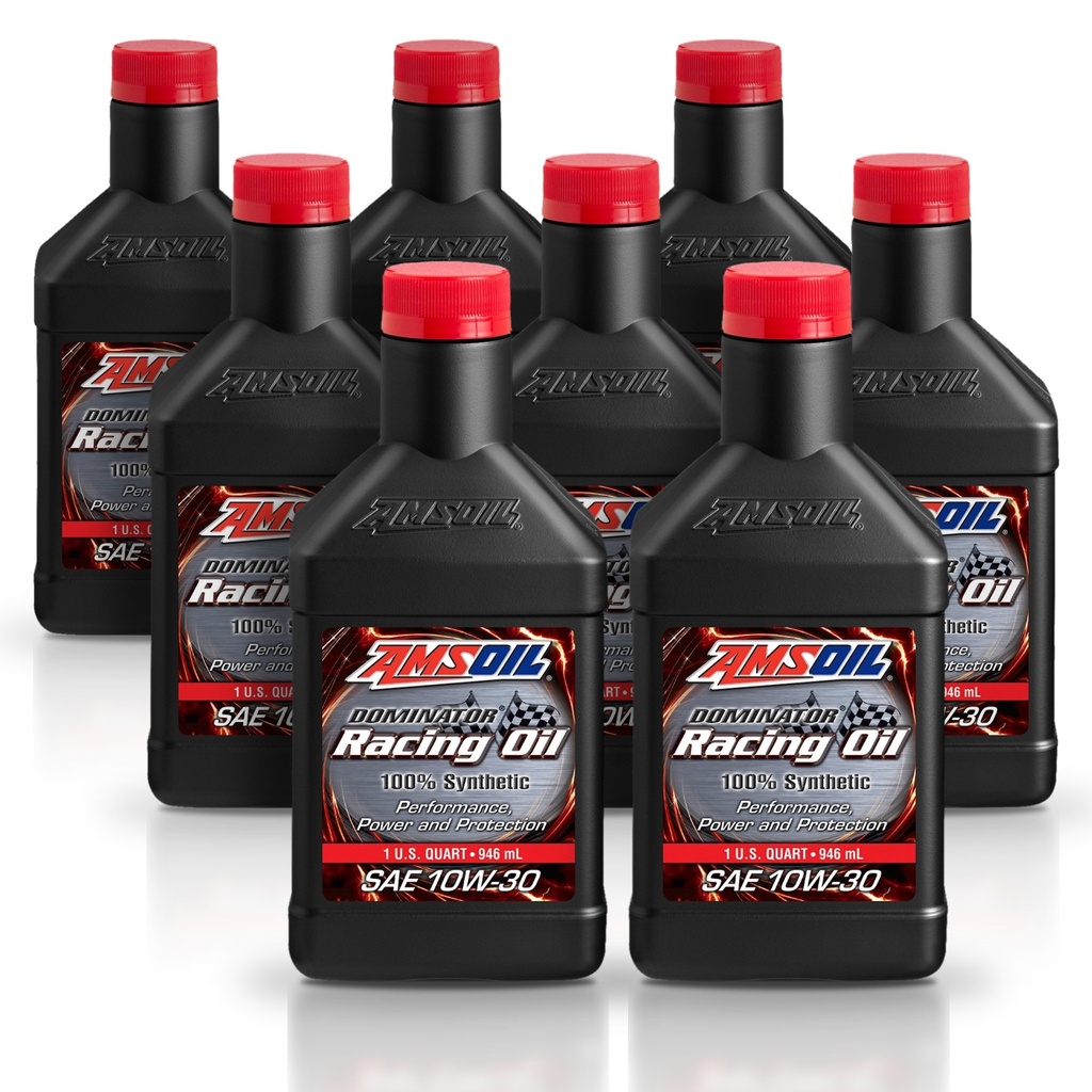 Kit 8 Litros DOMINATOR® SAE 10W30 Synthetic Racing Oil AMSOIL