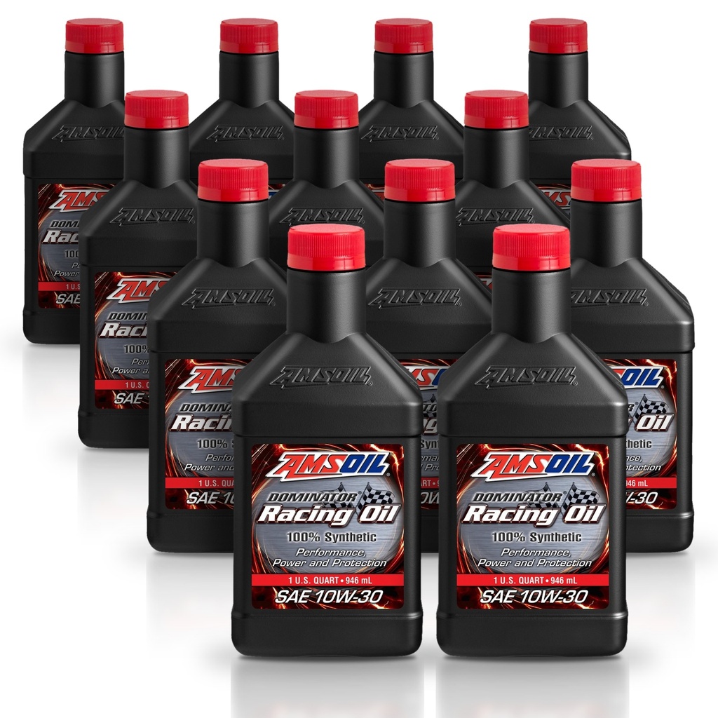 Kit 12 Litros DOMINATOR® SAE 10W30 Synthetic Racing Oil AMSOIL