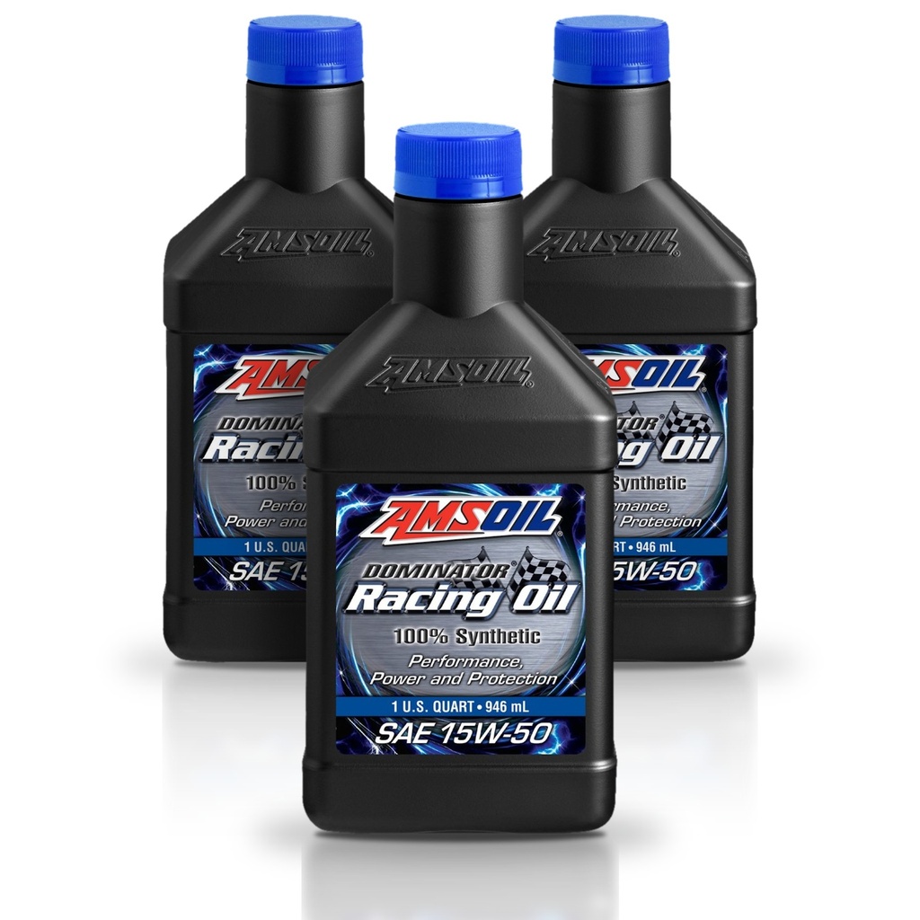 Kit 3 Litros DOMINATOR® SAE 15W50 Synthetic Racing Oil AMSOIL