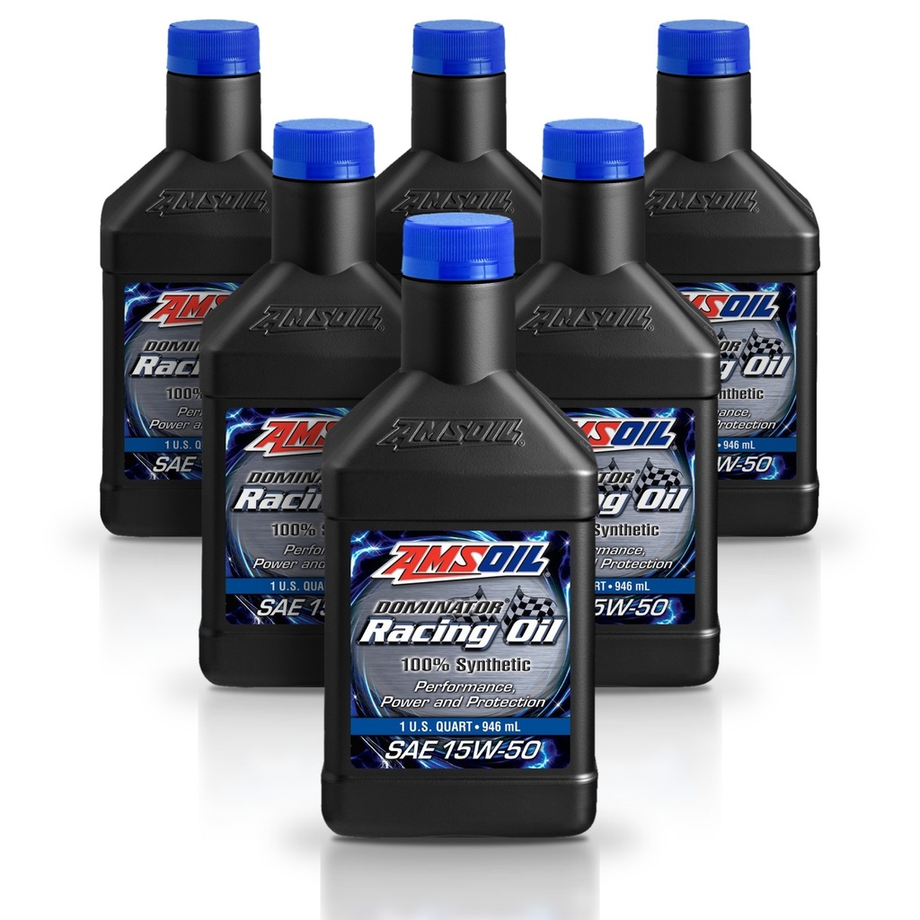 Kit 6 Litros DOMINATOR® SAE 15W50 Synthetic Racing Oil AMSOIL