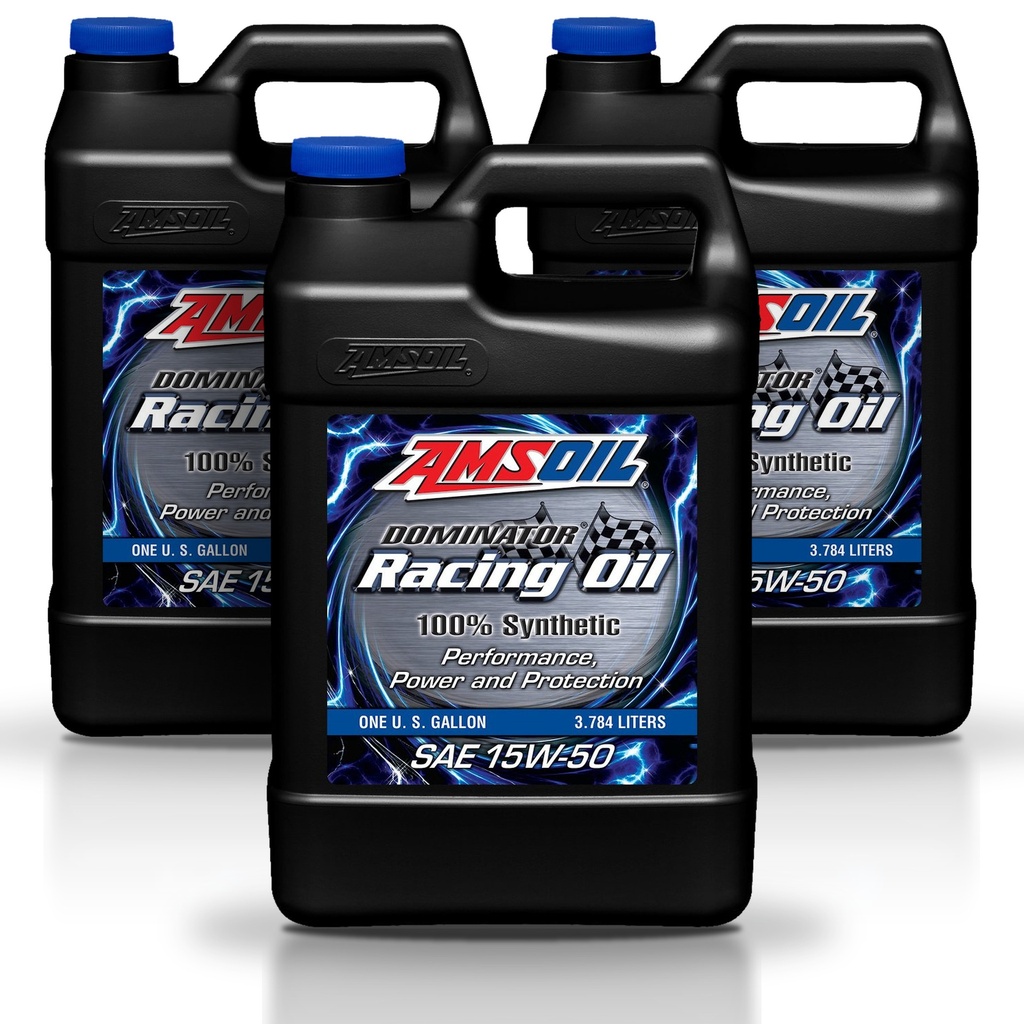 Kit 3 Galones DOMINATOR® SAE 15W50 Synthetic Racing Oil AMSOIL