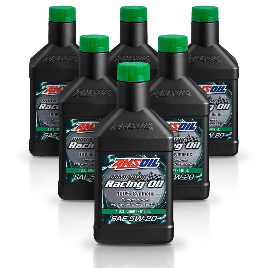 Kit 6 Litros DOMINATOR® SAE 5W20 Synthetic Racing Oil AMSOIL