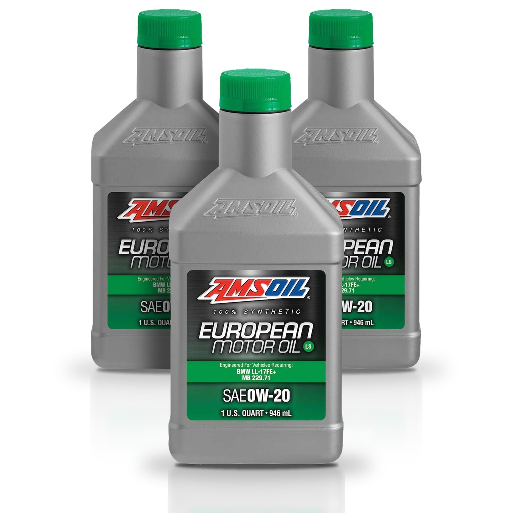 Kit 3 Litros European Car Formula 0W20 LS Synthetic Motor Oil AMSOIL