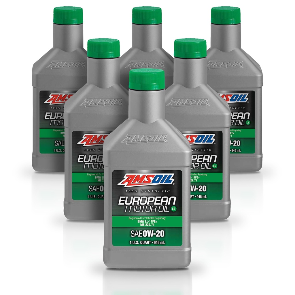 Kit 6 Litros European Car Formula 0W20 LS Synthetic Motor Oil AMSOIL