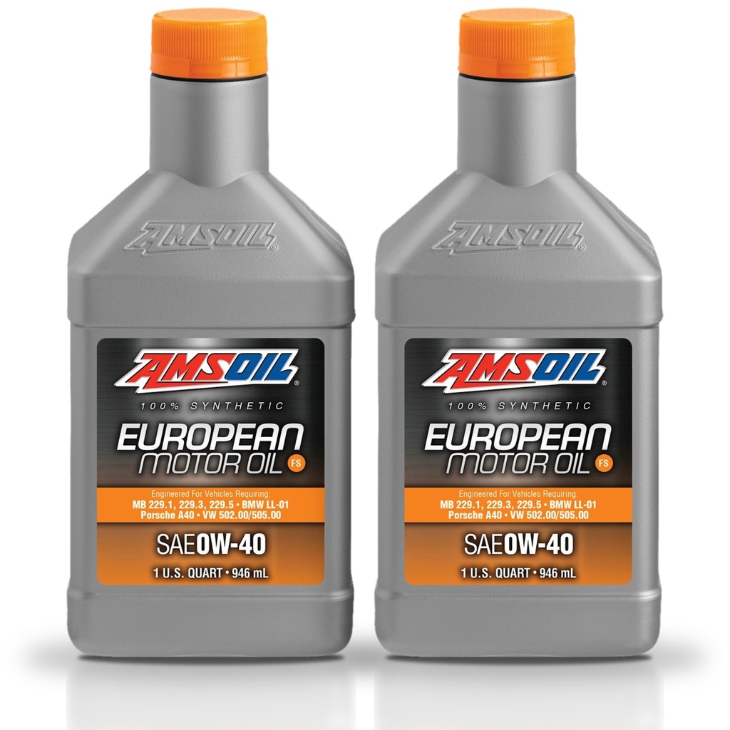 Kit 2 Litros European Car Formula 0W40 FS Synthetic Motor Oil AMSOIL