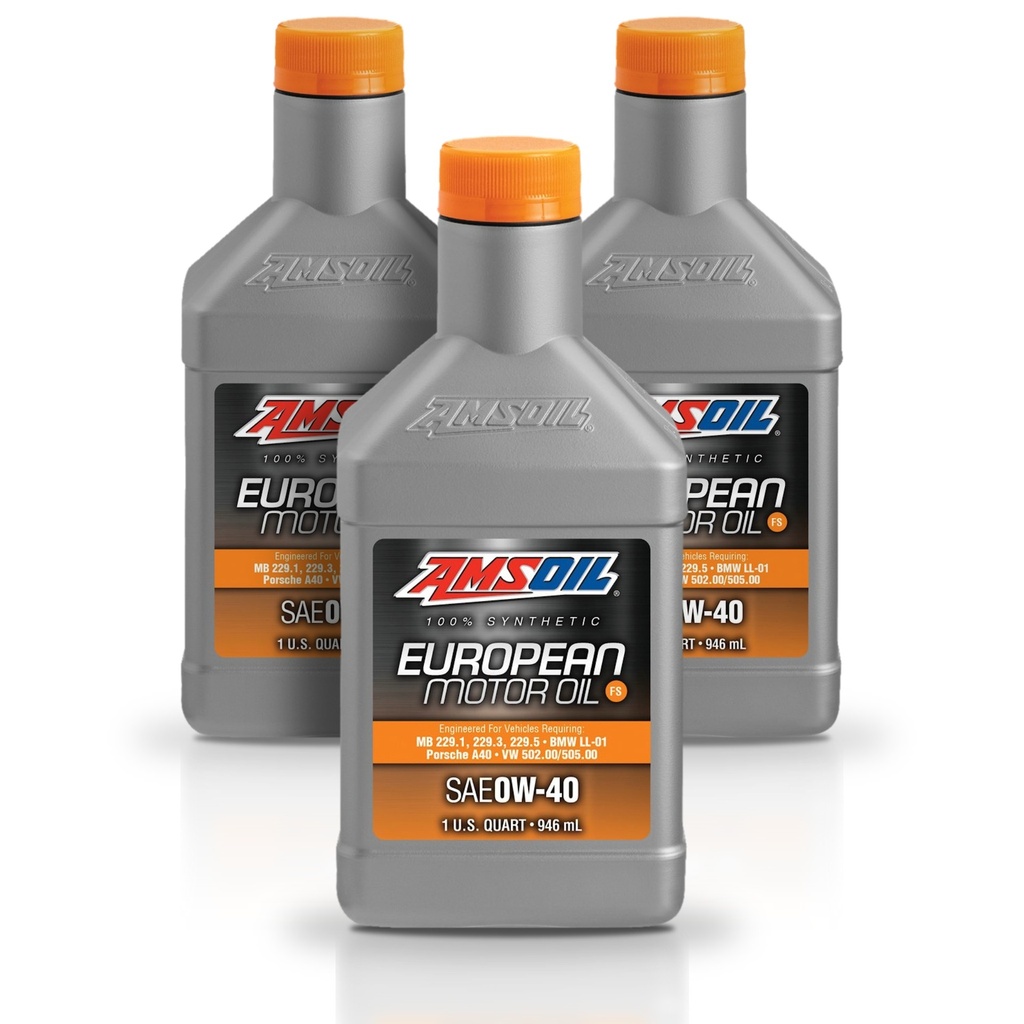 Kit 3 Litros European Car Formula 0W40 FS Synthetic Motor Oil AMSOIL