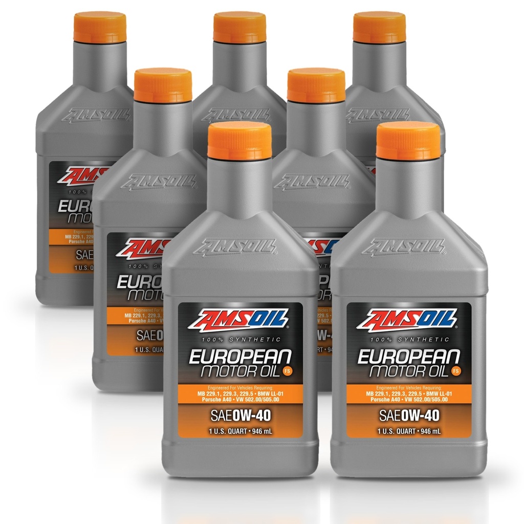 Kit 7 Litros European Car Formula 0W40 FS Synthetic Motor Oil AMSOIL