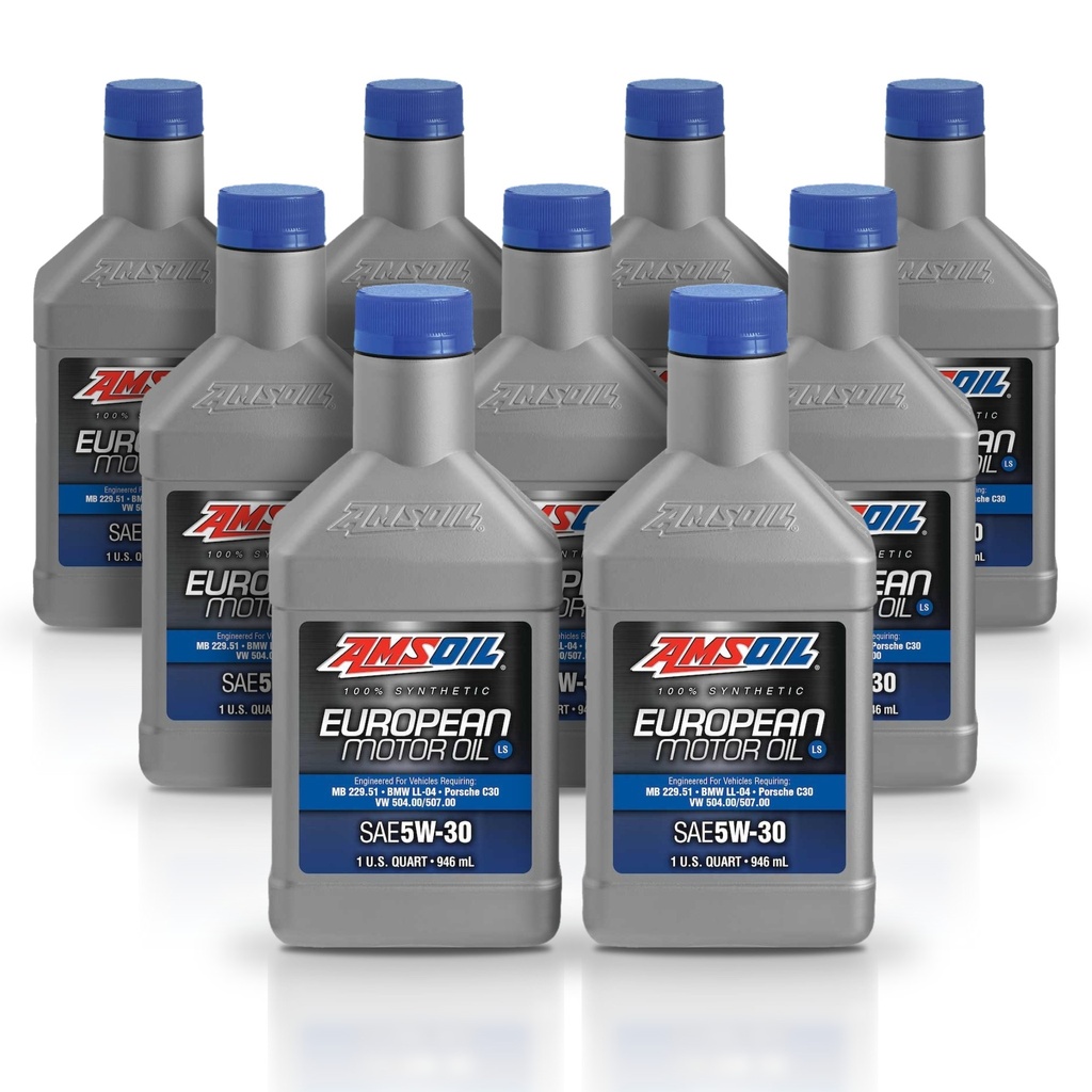 Kit 9 Litros European Car Formula 5W30 LS Synthetic Motor Oil AMSOIL