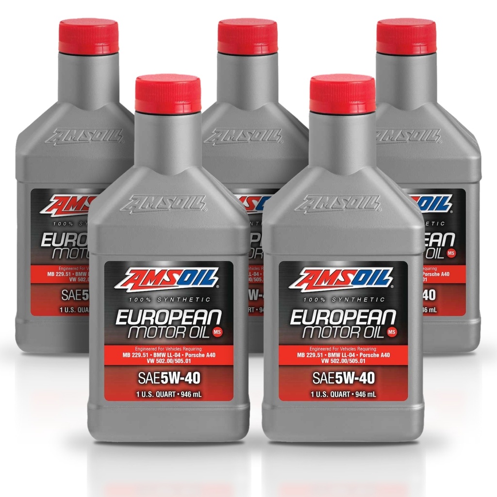 Kit 5 Litros European Car Formula 5W40 MS Synthetic Motor Oil AMSOIL