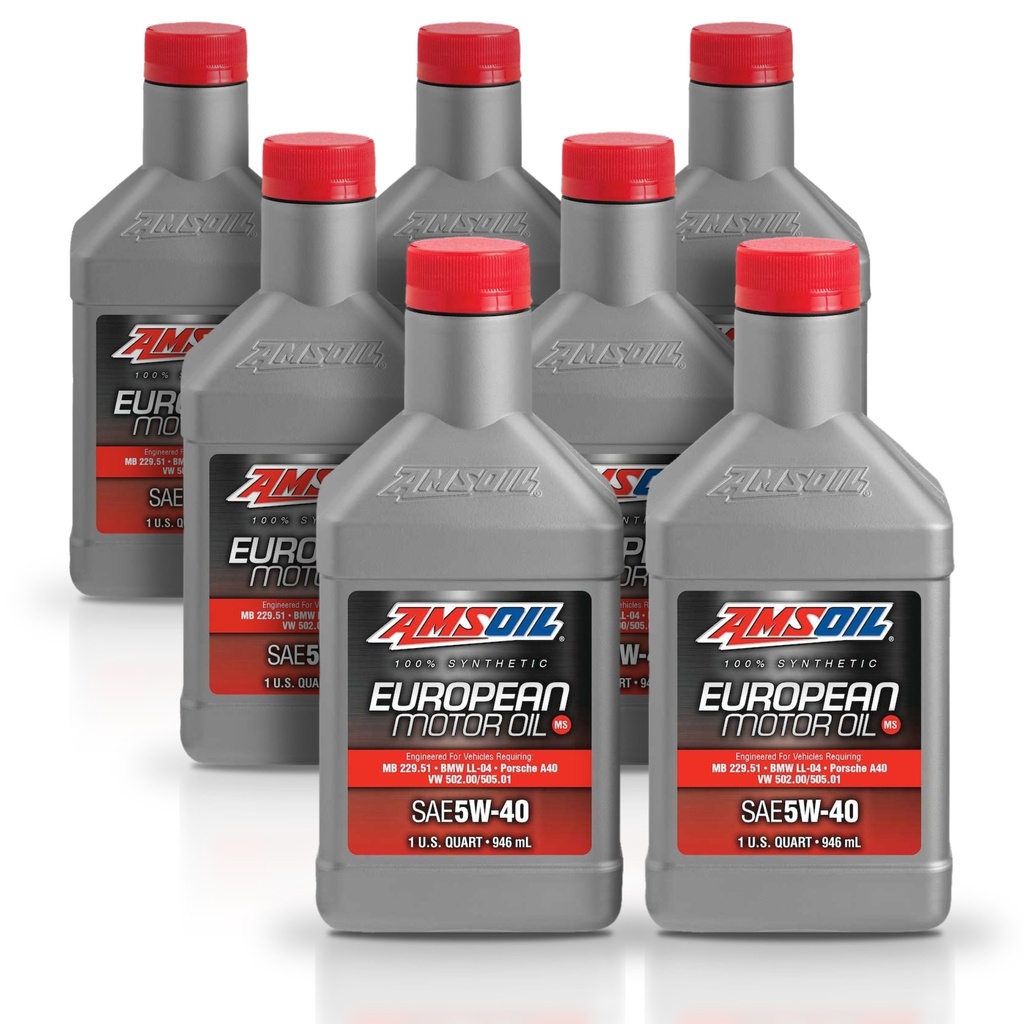 Kit 7 Litros European Car Formula 5W40 MS Synthetic Motor Oil AMSOIL