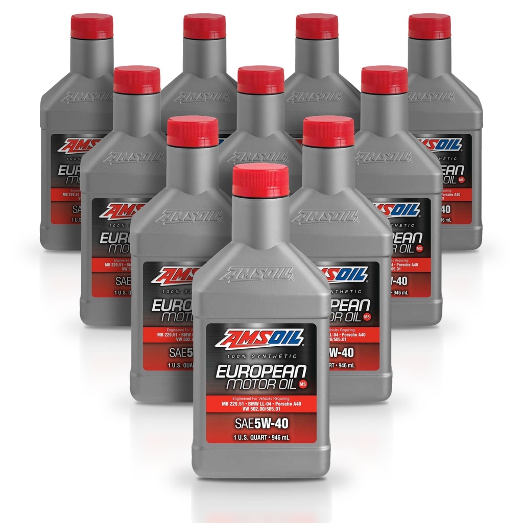Kit 10 Litros European Car Formula 5W40 MS Synthetic Motor Oil AMSOIL