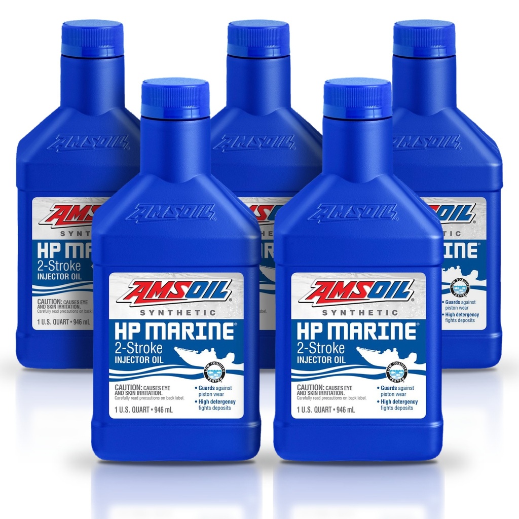 Kit 5 Litros HP Marine™ Synthetic 2-Stroke Oil AMSOIL