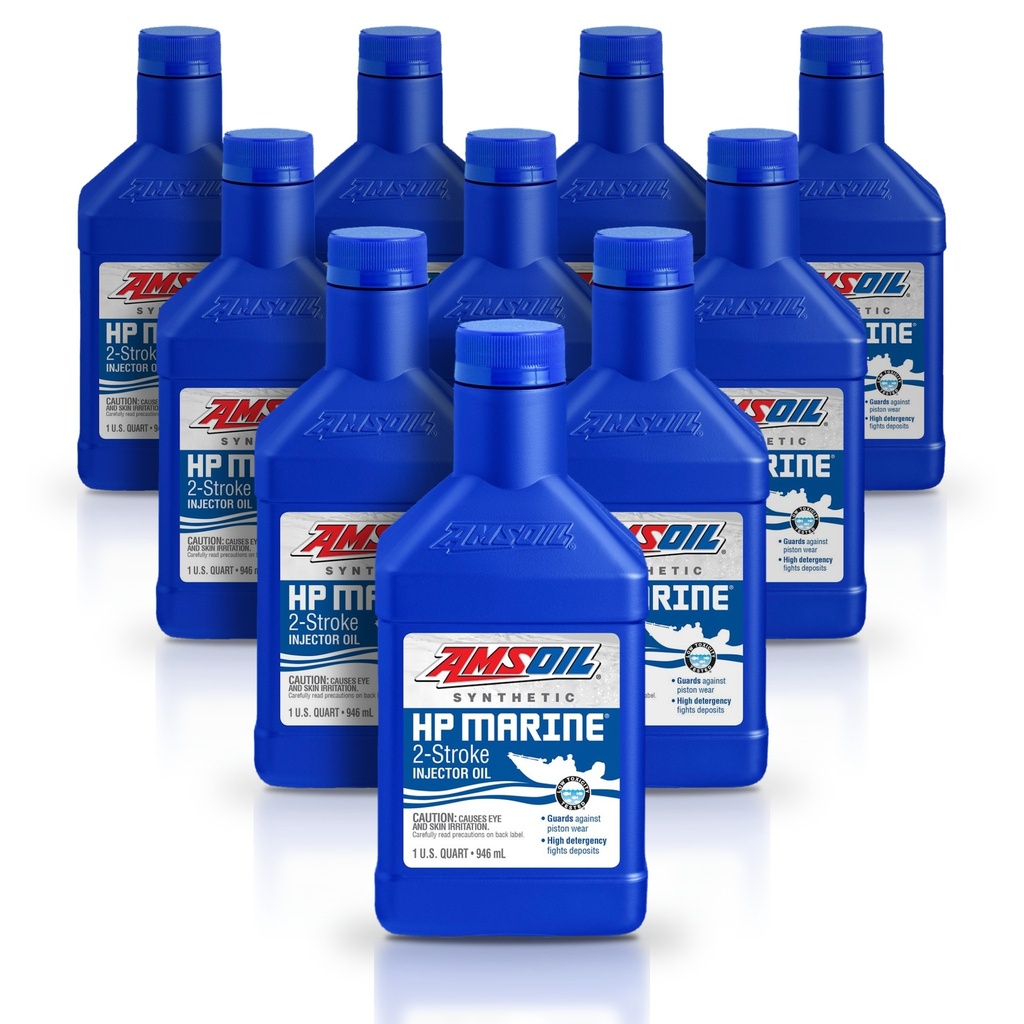 Kit 10 Litros HP Marine™ Synthetic 2-Stroke Oil AMSOIL
