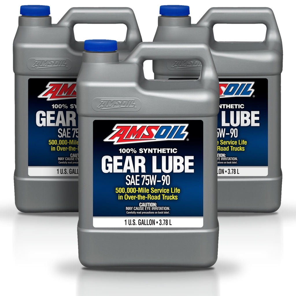 Kit 3 Galones Lubricante sint lar dur p/engran 75W90 AMSOIL