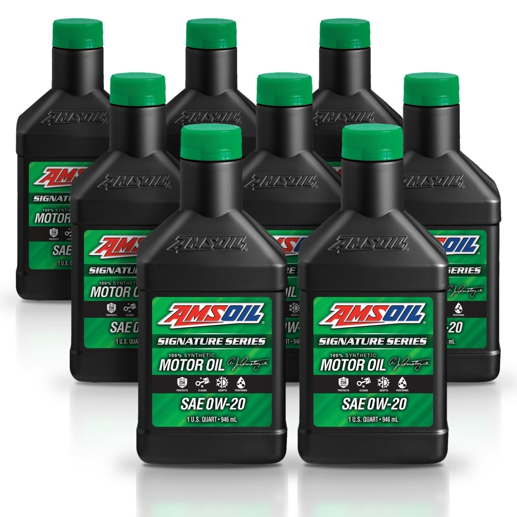 Kit 8 Litros SAE 0W20 Synthetic Motor Oil AMSOIL