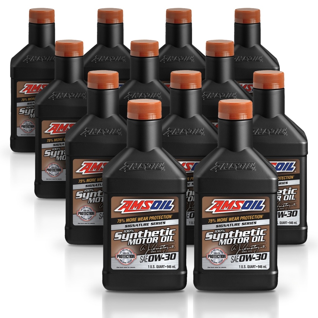 Kit 12 Litros SAE 0W30 Synthetic Motor Oil AMSOIL