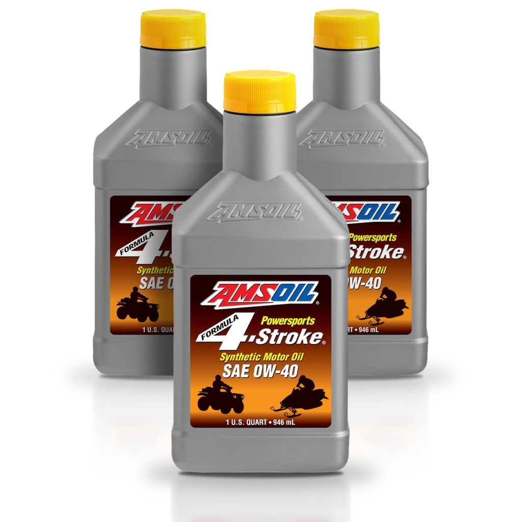 Kit 3 Litros SAE 0W40 Formula 4-Stroke® Synthetic Power Sports Motor Oil AMSOIL