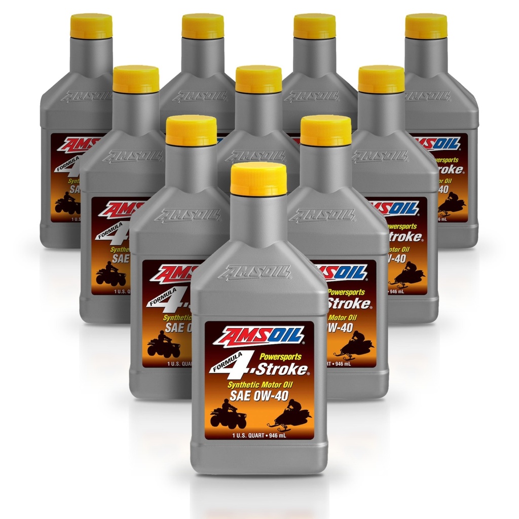 Kit 10 Litros SAE 0W40 Formula 4-Stroke® Synthetic Power Sports Motor Oil AMSOIL