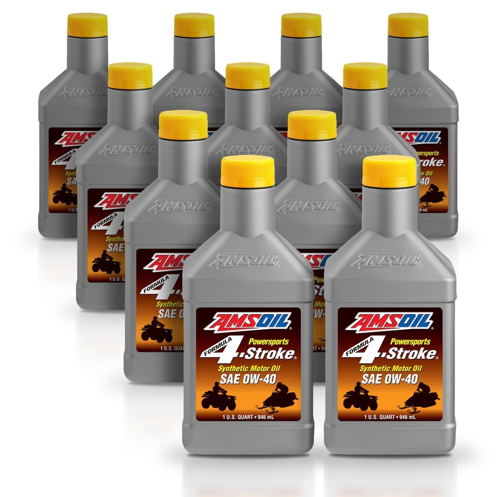 Kit 11 Litros SAE 0W40 Formula 4-Stroke® Synthetic Power Sports Motor Oil AMSOIL