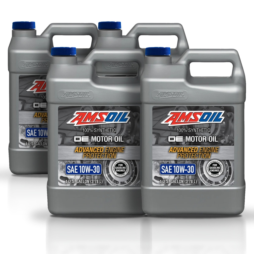 Kit 4 Galones SAE 10W30 OE Synthetic Motor Oil AMSOIL