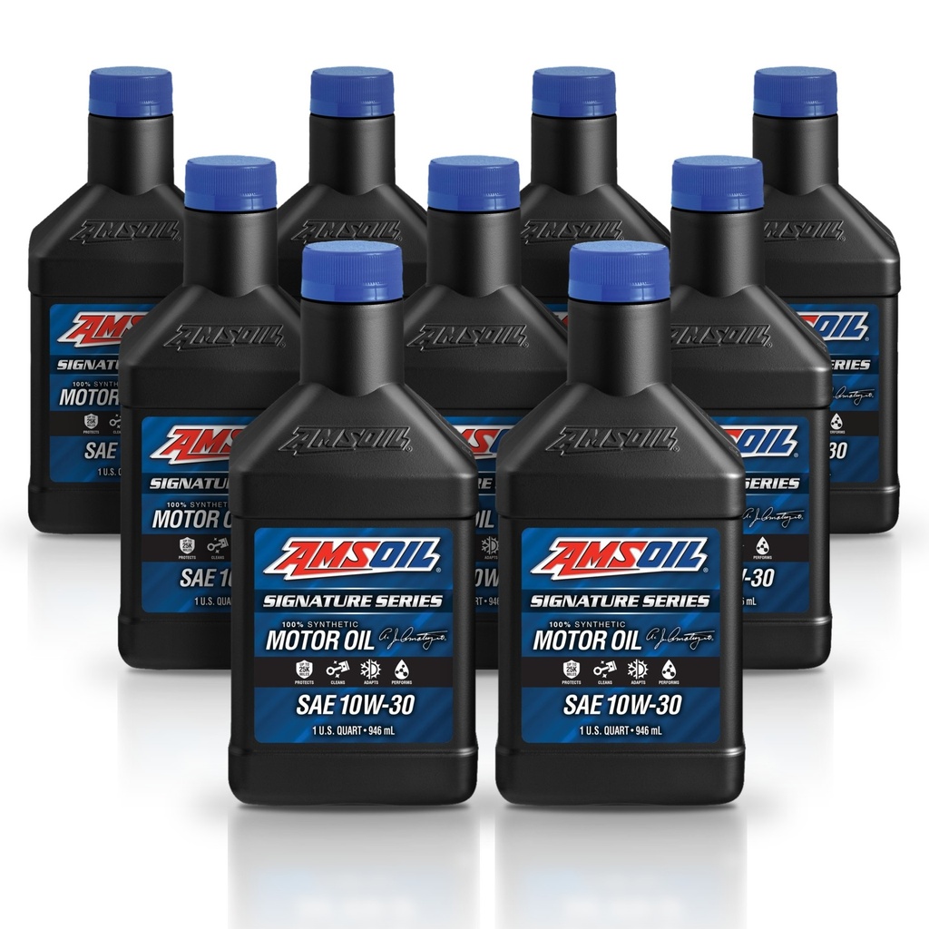 Kit 9 Litros SAE 10W30 Synthetic Motor Oil AMSOIL