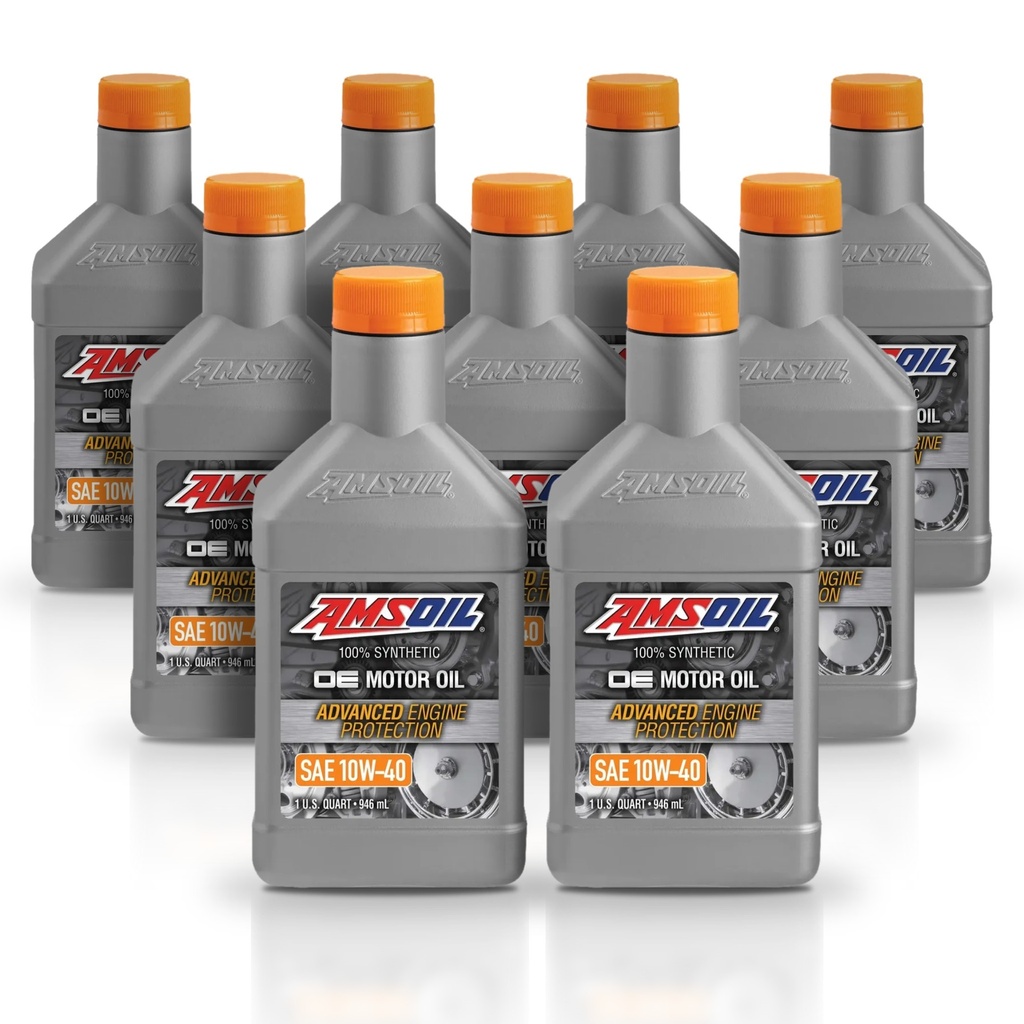 Kit 9 Litros SAE 10W40 OE Synthetic Motor Oil AMSOIL
