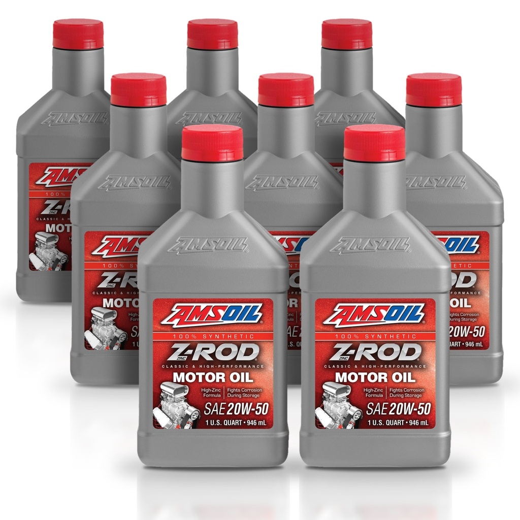 Kit 8 Litros SAE 20W50 Z-ROD™ Synthetic Motor Oil AMSOIL