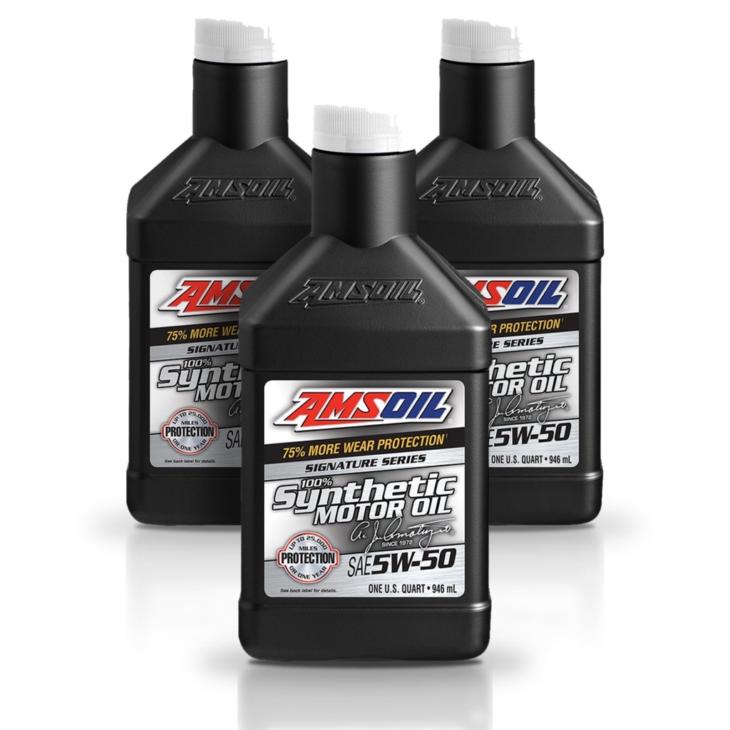Kit 3 Litros SAE 5W50 Synthetic Motor Oil AMSOIL