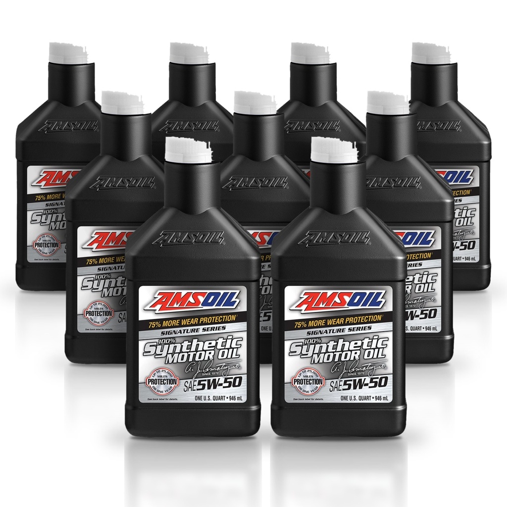 Kit 9 Litros SAE 5W50 Synthetic Motor Oil AMSOIL
