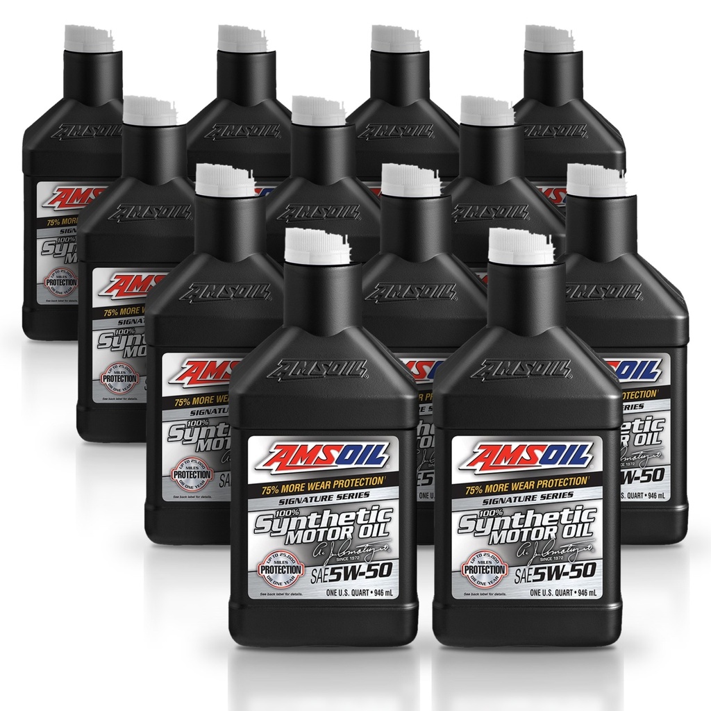 Kit 12 Litros SAE 5W50 Synthetic Motor Oil AMSOIL