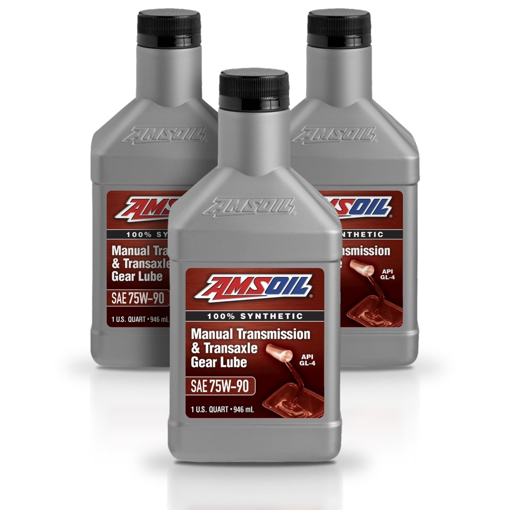 Kit 3 Litros SAE 75W90 Synthetic Manual Transmission and Transaxle Gear Lube AMSOIL