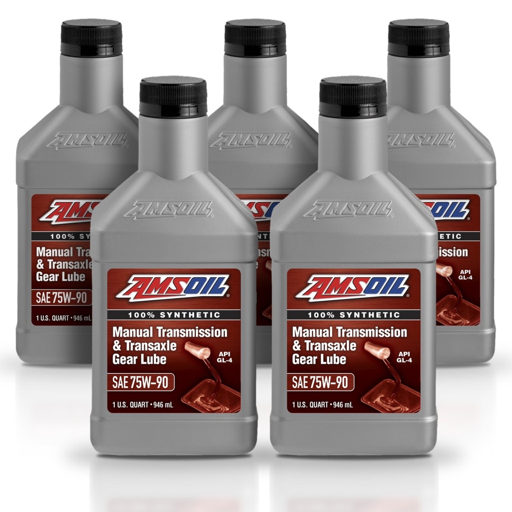 Kit 5 Litros SAE 75W90 Synthetic Manual Transmission and Transaxle Gear Lube AMSOIL
