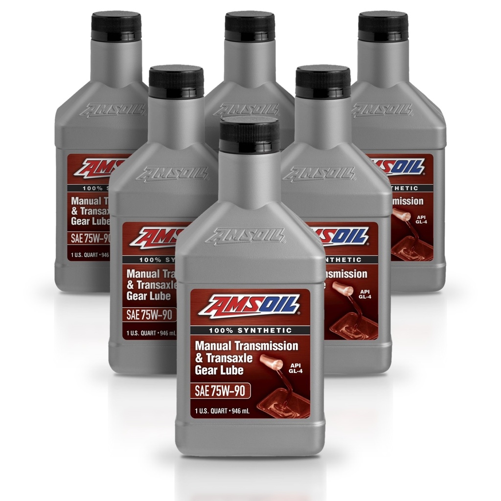 Kit 6 Litros SAE 75W90 Synthetic Manual Transmission and Transaxle Gear Lube AMSOIL
