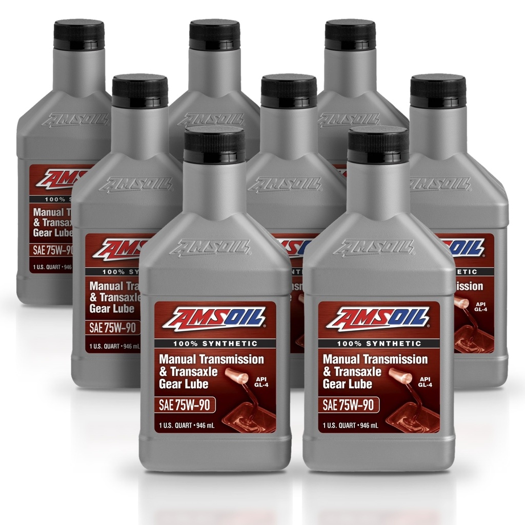 Kit 8 Litros SAE 75W90 Synthetic Manual Transmission and Transaxle Gear Lube AMSOIL