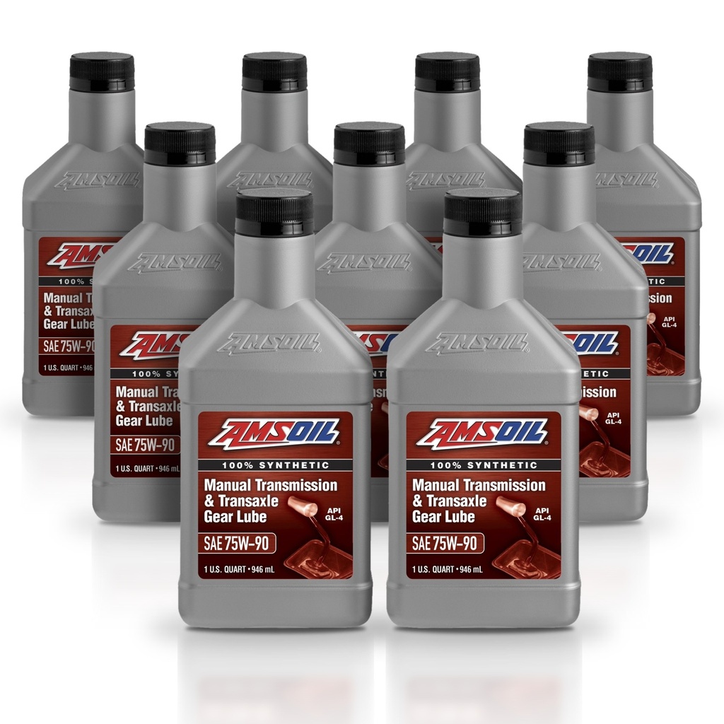 Kit 9 Litros SAE 75W90 Synthetic Manual Transmission and Transaxle Gear Lube AMSOIL