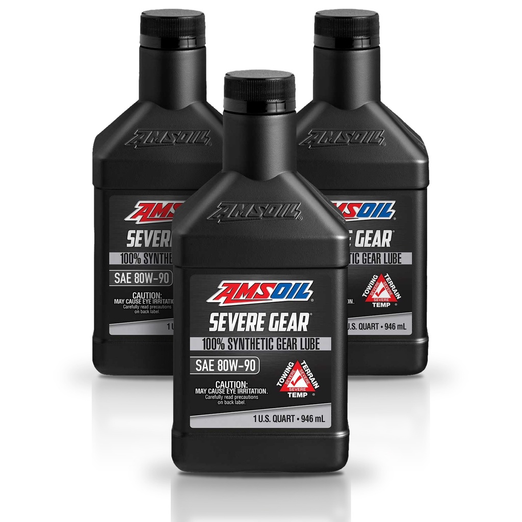 Kit 3 Litros SAE 80W90 Synthetic Gear Lube AMSOIL