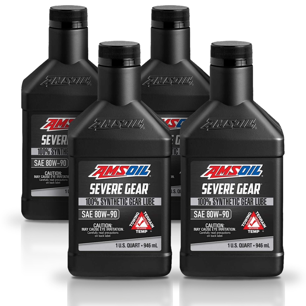 Kit 4 Litros SAE 80W90 Synthetic Gear Lube AMSOIL