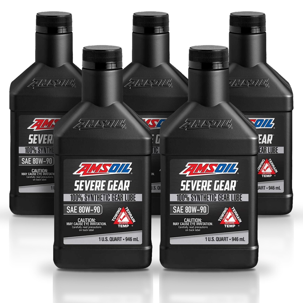 Kit 5 Litros SAE 80W90 Synthetic Gear Lube AMSOIL