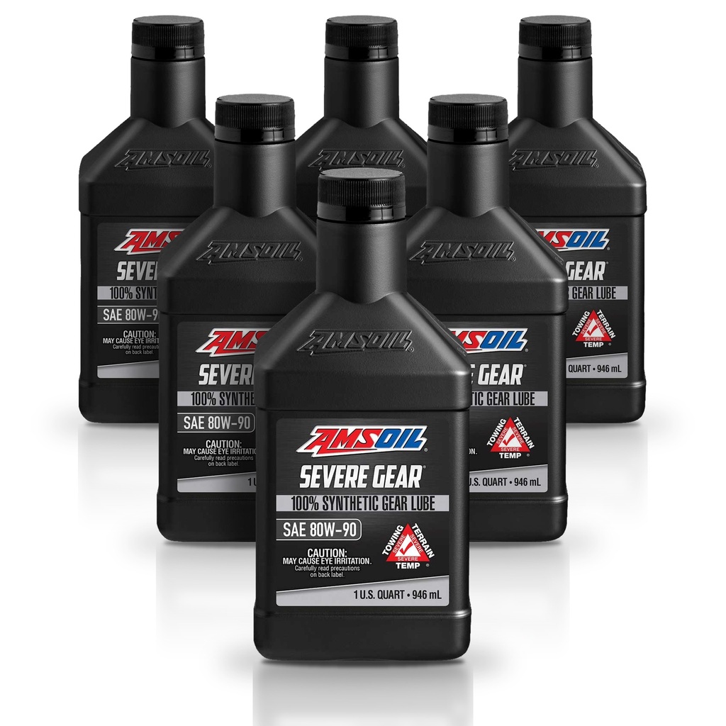 Kit 6 Litros SAE 80W90 Synthetic Gear Lube AMSOIL