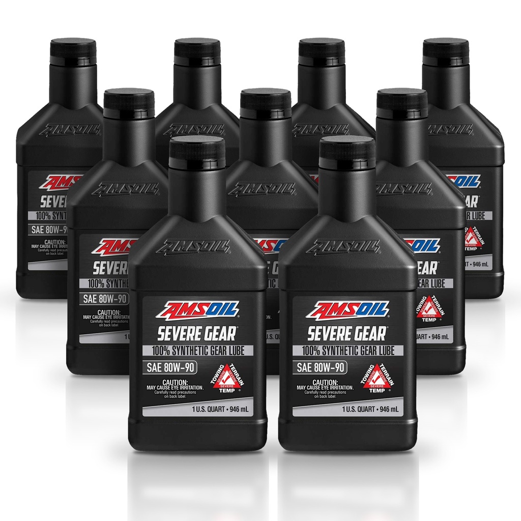 Kit 9 Litros SAE 80W90 Synthetic Gear Lube AMSOIL