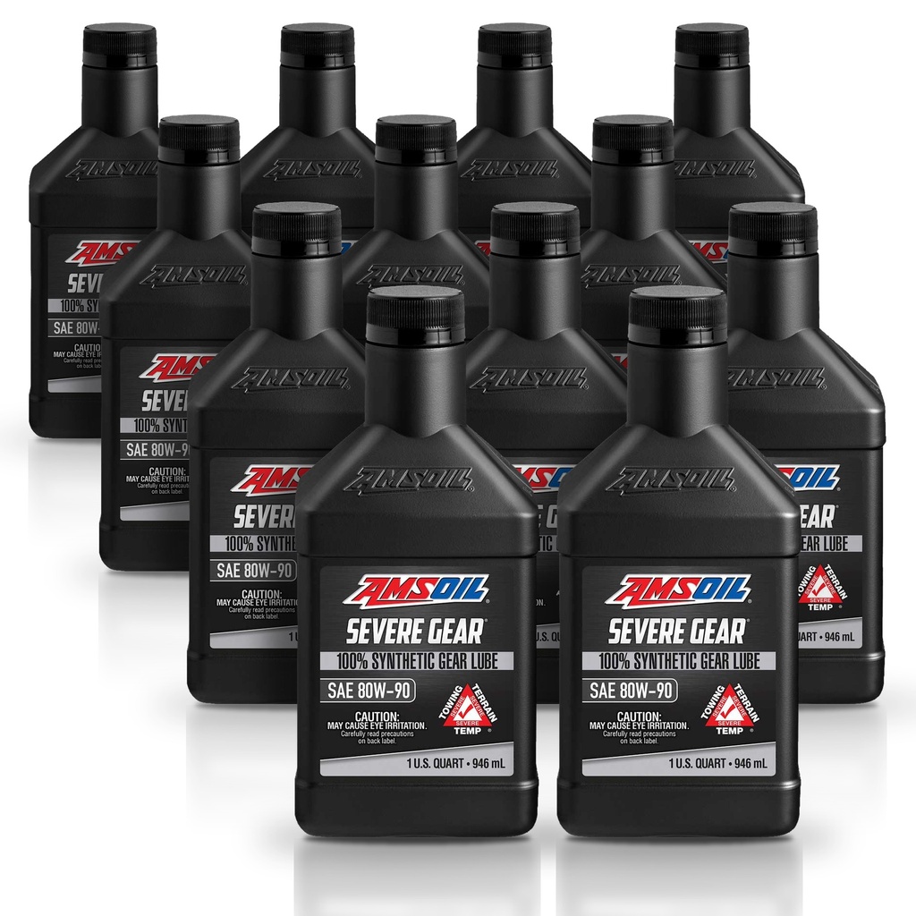 Kit 12 Litros SAE 80W90 Synthetic Gear Lube AMSOIL